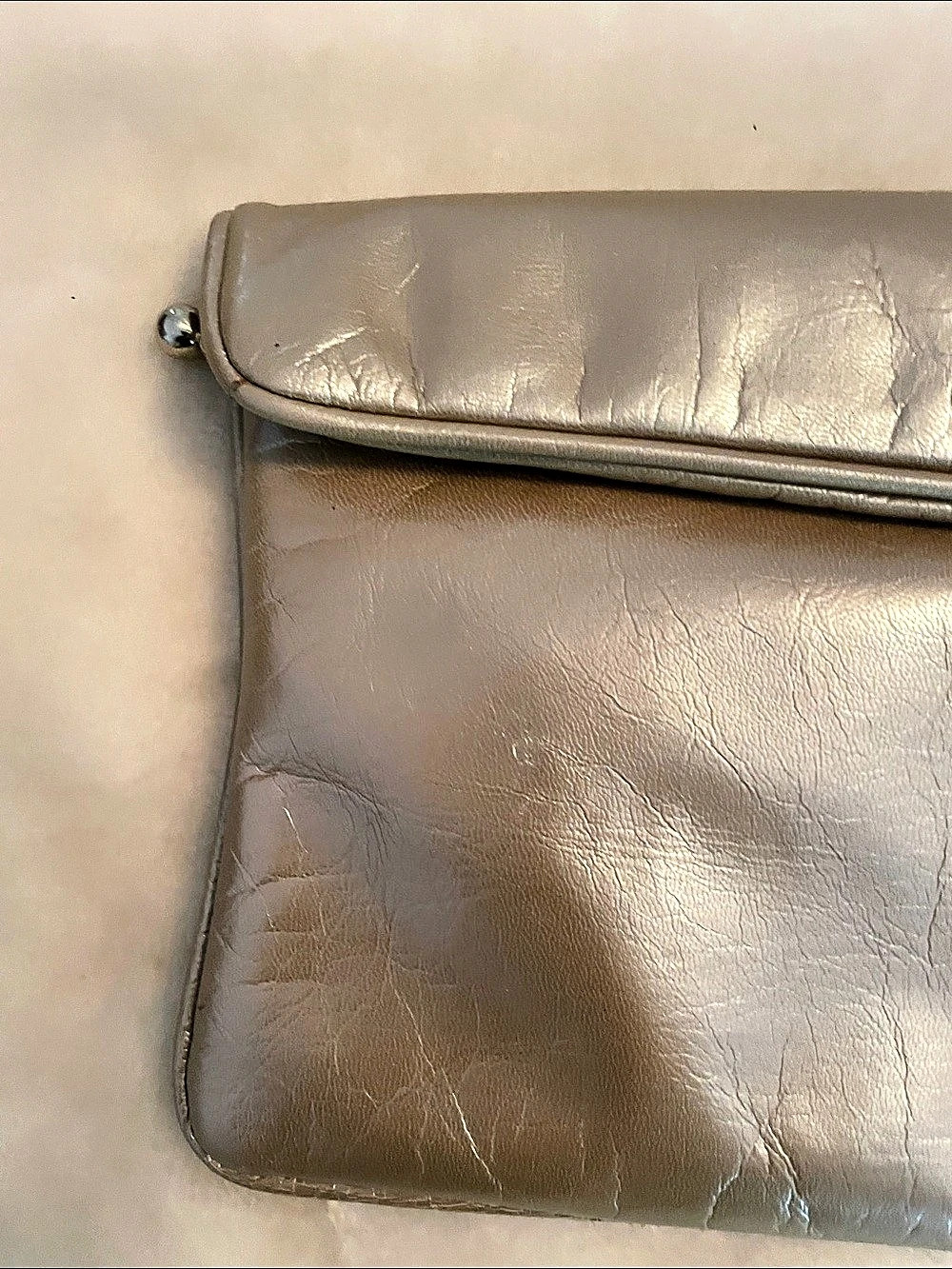 Metallic Gold Clutch - Picture 4 of 12
